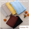 Vải cotton PC Hàn Quốc, 1m x 1m4, chất vừa, mềm mịn may hè thu cho mẹ và bé