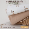 4C-PM | Set vải phối cotton 4c + Petit modal, may quần áo hè thu cho sơ sinh, đến mẹ bé