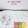 4C | Vải thun cotton 4 chiều in họa tiết đáng yêu cho trẻ sơ sinh, trẻ nhỏ, mẹ bé