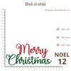 Hình ủi nhiệt - chủ đề NOEL - dùng bàn ủi ép hình lên áo đơn giản, không phai màu, giặt máy vô tư