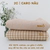 2C | Vải CARO 100% cotton, họa tiết vượt thời gian, màu sắc xinh xắn cho bé trai bé gái
