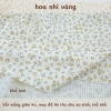 Vải cotton tổ ong (waffle) may quần áo sơ sinh, trẻ nhỏ, áo nữ,..... mặc hè thu