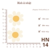 Hình ủi nhiệt - HÌNH NHỎ 5k - ủi quần áo, đầm váy, sử dụng bàn ủi ép hình - bền màu, giặt máy vô tư