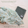 Set cotton thông hơi hoạ tiết + cotton 2 chiều màu xinh xắn cho bé yêu