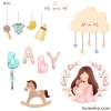 Set hình ủi cho bé (Mã: MO1 - MO22)