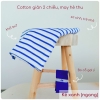 Vải thun cotton mỏng mát, may quần áo mặc hè cho bé