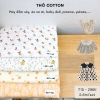 Vải THÔ COTTON - vải không co giãn, sử dụng may đầm váy, body suit, áo baby doll,... cho mẹ và bé