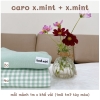Set vải cotton caro phối màu trơn cho sơ sinh - mẹ bé, co giãn 2 chiều và 4 chiều, mềm mịn, thấm hút