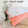 4C-PM | Set vải phối cotton 4c + Petit modal, may quần áo hè thu cho sơ sinh, đến mẹ bé