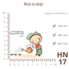 Hình ủi nhiệt - HÌNH NHỎ 5k - ủi quần áo, đầm váy, sử dụng bàn ủi ép hình - bền màu, giặt máy vô tư