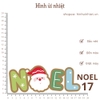 Hình ủi nhiệt - chủ đề NOEL - dùng bàn ủi ép hình lên áo đơn giản, không phai màu, giặt máy vô tư