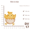 Hình ủi nhiệt - chủ đề động vật cute - dùng bàn là ép vào quần áo - hình sắc nét, k phai màu, giặt máy vô tư