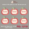 Sticker in tên bé theo yêu cầu - mẫu mới cập nhật