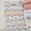4C | Vải thun cotton 4 chiều in họa tiết đáng yêu cho trẻ sơ sinh, trẻ nhỏ, mẹ bé