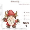 Hình ủi nhiệt - chủ đề NOEL - dùng bàn ủi ép hình lên áo đơn giản, không phai màu, giặt máy vô tư