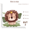 Hình ủi nhiệt - ĐỘNG VẬT TO - dùng bàn ủi ép hình lên quần áo, hình ủi bền màu, giặt máy vô tư, sỉ và lẻ