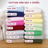 Vải cotton gân giãn 4 chiều, chất dày mềm, đanh không bai nhão, may quần legging cho mẹ và bé,....