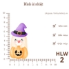Hình ủi nhiệt - HALLOWEEN - ủi trang trí quần áo, trên các loại vải, bền màu, giặt máy vô tư