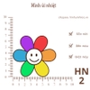 Hình ủi nhiệt - HÌNH NHỎ 5k - ủi quần áo, đầm váy, sử dụng bàn ủi ép hình - bền màu, giặt máy vô tư