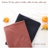 Vải cotton PC Hàn Quốc, 1m x 1m4, chất vừa, mềm mịn may hè thu cho mẹ và bé