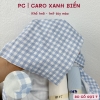 PC - Vải thun cotton PC dày vừa in hình caro, chấm bi đơn giản cho mẹ và bé