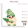 Hình ủi nhiệt - chủ đề NOEL - dùng bàn ủi ép hình lên áo đơn giản, không phai màu, giặt máy vô tư
