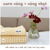 Set vải cotton caro phối màu trơn cho sơ sinh - mẹ bé, co giãn 2 chiều và 4 chiều, mềm mịn, thấm hút