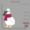 Hình ủi nhiệt - chủ đề NOEL - dùng bàn ủi ép hình lên áo đơn giản, không phai màu, giặt máy vô tư