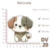 Hình ủi nhiệt - chủ đề động vật cute - dùng bàn là ép vào quần áo - hình sắc nét, k phai màu, giặt máy vô tư