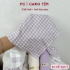 PC - Vải thun cotton PC dày vừa in hình caro, chấm bi đơn giản cho mẹ và bé