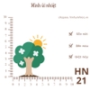 Hình ủi nhiệt - HÌNH NHỎ 5k - ủi quần áo, đầm váy, sử dụng bàn ủi ép hình - bền màu, giặt máy vô tư