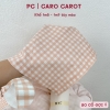 PC - Vải thun cotton PC dày vừa in hình caro, chấm bi đơn giản cho mẹ và bé