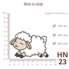 Hình ủi nhiệt - HÌNH NHỎ 5k - ủi quần áo, đầm váy, sử dụng bàn ủi ép hình - bền màu, giặt máy vô tư
