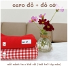 Set vải cotton caro phối màu trơn cho sơ sinh - mẹ bé, co giãn 2 chiều và 4 chiều, mềm mịn, thấm hút