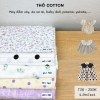 Vải THÔ COTTON - vải không co giãn, sử dụng may đầm váy, body suit, áo baby doll,... cho mẹ và bé