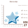 Hình ủi nhiệt - HÌNH NHỎ 5k - ủi quần áo, đầm váy, sử dụng bàn ủi ép hình - bền màu, giặt máy vô tư