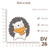 Hình ủi nhiệt - chủ đề động vật cute - dùng bàn là ép vào quần áo - hình sắc nét, k phai màu, giặt máy vô tư
