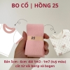 BO CỔ - Cuộn bo cổ bản 5-6cm dài 130 - 170cm, dùng làm bo cổ áo thun cổ tròn cho vải hè
