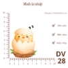 Hình ủi nhiệt - chủ đề động vật cute - dùng bàn là ép vào quần áo - hình sắc nét, k phai màu, giặt máy vô tư