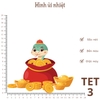 TET | Hình ủi nhiết chủ đề TẾT, ủi các loại vải cotton, thô,... giặt máy vô tư, bền màu