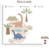 Hình ủi nhiệt - KHU VƯỜN KHỦNG LONG - ủi quần áo cho bé trai