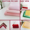 PC | Vải thun cotton PC màu trơn co giãn 2 chiều và 4 chiều, chất dày và dày vừa may sơ sinh đến bố mẹ