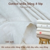 Vải Cotton chần bông 3 lớp, dày mềm mịn, may đồ đông, áo khoác, áo choàng, chăn đắp sơ sinh, trẻ nhỏ, người lớn,....