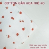 Vải cotton gân Hoa nhí  xinh xắn cho mẹ và bé mặc 4 mùa