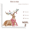 Hình ủi nhiệt - chủ đề NOEL - dùng bàn ủi ép hình lên áo đơn giản, không phai màu, giặt máy vô tư