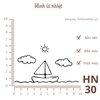 Hình ủi nhiệt - HÌNH NHỎ 5k - ủi quần áo, đầm váy, sử dụng bàn ủi ép hình - bền màu, giặt máy vô tư