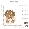 Hình ủi nhiệt - chủ đề động vật cute - dùng bàn là ép vào quần áo - hình sắc nét, k phai màu, giặt máy vô tư
