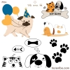 Hình ủi nhiệt, trang trí quần áo - nhiều mẫu lựa chọn