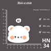 Hình ủi nhiệt - HÌNH NHỎ 5k - ủi quần áo, đầm váy, sử dụng bàn ủi ép hình - bền màu, giặt máy vô tư