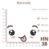 Hình ủi nhiệt - HÌNH NHỎ 5k - ủi quần áo, đầm váy, sử dụng bàn ủi ép hình - bền màu, giặt máy vô tư
